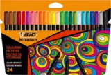 BIC Intensity Filzstifte, zum Malen für Erwachsene und Kinder, in 24 auswaschbaren Farben für 10,49 € inkl. Prime-Versand (statt 15,50 €)