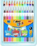 BIC Kids Stifte Set: 12 Buntstifte, 12 Filzstifte und 12 Malkreiden – für 7,39 € inkl. Prime-Versand (statt 12,99 €)