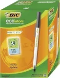 BIC Kugelschreiber ECOlutions Round Stic in Schwarz (Strichstärke 04 mm 60er Pack) für 10,71 € inkl. Prime-Versand (statt 16,99 €)