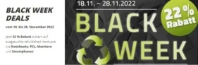 AfB Shop – Black Week: 23 % Extra-Rabatt  auf refurbished Hardware (PC’s, Laptops, Monitore)