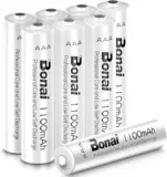 BONAI Akku AAA 1100mAh 8 Stück Wiederaufladbare Batterien ab 6,29 € inkl. Prime-Versand