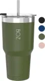 BOZ Tumbler – mit Deckel und Strohhalm (5 Farben 30oz / 900 ml Bpa -frei) für 9,99 € inkl. Prime-Versand (statt 14,99 €)