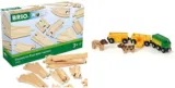 BRIO Bahn 33402 Mittleres Schienensortiment & Bauernhof-Zug 33404 für 30,35 € inkl. Versand