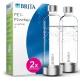 BRITA Flaschen 2er-Pack für Wassersprudler sodaONE (2 x 1 Liter) für 10,00 € inkl. Prime-Versand (statt 19,99 €)