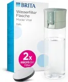 BRITA Wasserfilter Flasche Model Vital hellgrün (600ml) inkl 2 MicroDisc Filter – Praktische Trinkflasche mit Wasserfilter für unterwegs für 5,98 € inkl. Prime-Versand (statt 11,90 €)