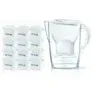 BRITA fill&enjoy Marella 2,4 l Kanne + Wasserfilter in weiß inkl. 12 Kartuschen als Jahrespaket für 41,99 € inkl. Versand