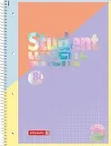 BRUNNEN Collegeblock Premium Student Intoxicate (A4 Lineatur 28 80 Blatt koralle/violett) für 3,03 € inkl. Prime-Versand (statt 4,29 €)