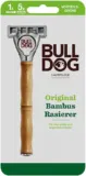 BULLDOG Original Rasierer mit Bambusgriff + 4 Ersatzklingen ab 7,83 € inkl. Prime-Versand