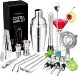 Baban Cocktail Shaker Set mit 22 Teilen für 15,59 € inkl. Prime-Versand