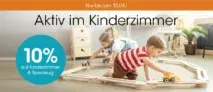 Babymarkt Kinderzimmer Aktion:  10 % Rabatt auf Kinderzimmer & Spielzeug