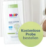 Gratis: Babysanft Milk Lotion als kostenlose Probe