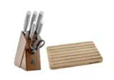 Ballarini Tanaro – 8-teilig gemischtes Set (1x Messerblock, 5x Messer, 1x Schere, 1x Holzbrett) – für 67,96 € inkl. Versand statt 114,85 €