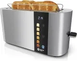 Balter Toaster 4 Scheiben Touch Bedienung Langschlitz Edelstahl Brötchenaufsatz Lcd Display Ts-34 Für 39,00 € Inkl. Versand (Statt 49,90 €)