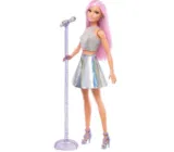 Barbie FXN98 – Sängerin-Puppe mit Mikrofon und pinkfarbenem Haar – für 10,33 € inkl. Prime-Versand (statt 15,24 €)