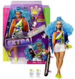 Barbie GRN30 – Barbie Extra Puppe mit blauen Haaren für 12,85 € inkl. Prime-Versand (statt 17,65 €)