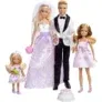 Barbie Hochzeitsset (4 Puppen: Barbie, Ken, Stacie, Chelsea) für 37,99 € inkl. Versand statt 55,99 €
