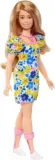 Barbie x NDSS Fashionistas Puppe mit Down-Syndrom im Blümchen­kleid HJT05 für 10,29 € inkl. Prime-Versand