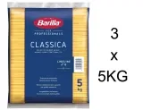 Barilla Hartweizen Pasta Bavette n. 13 (3x5kg) für 24,10 € inkl. Prime-Versand (statt 30,00 €)
