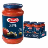 Barilla Pastasauce Olive – Sauce mit Oliven 6er Pack (6x400g) ab 12,44 € inkl. Prime-Versand