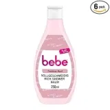 Bebe Duschgel Rich Shower Balm (mit Sheabutter und Mandelöl für trockene Haut 6 x 250 ml) ab 5,96 € inkl. Prime-Versand (statt 7,50 €)