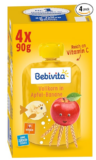 Bebivita Kinder-Spaß Frucht und Getreide, Vollkorn in Apfel-Banane, 4er Pack ( 4 x 4 x 90 g ) für 4,08 € inkl. Prime-Versand (statt 10,60 €)