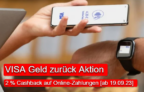 VISA Geld zurück Aktion: 2 % Cashback auf Online-Zahlungen [ab 19.09.23]