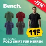 Bench Workwear Richmond Herren Polo-Shirt (5 Farben, Gr. M bis 2XL)