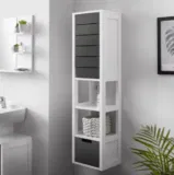 Bessagi Home Hängrschrank ‚Tia‘ in Grau für 40,88 € inkl. Versand