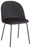 2x Bessagi Home Stuhl Selina (2 Farben, Samt Gepolstert)