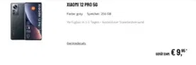 Xiaomi 12 Pro 12/256GB + Otelo Classic 20GB Allnet/SMS Flat für 19,99€ mtl. + 9,95 € Einmalig