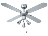 Bestron Deckenventilator mit 3 LED-Leuchten 50 W 102 cm für 30,90 € inkl. Versand (statt 60,99 €)