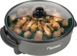 Bestron Elektrische Partypfanne – XXL-Multifunktionspfanne Ø 40cm mit Glasdeckel für 29,99 € inkl. Versand (statt 48,00 €)
