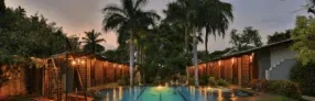 Sri Lanka 2022: 5* Chaarya Resort and Spa by Chandrika Hotels für 56 € pro Nacht mit Halbpension ( 2 Erwachsene + 2 Kinder bis 7 Jahre. )