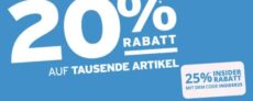 Ansons: Bis zu 25% Rabatt auf tausende Artikel + Gratis Versand [20 % Rabatt für Alle]