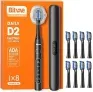 Bitvae D2 Elektrische Zahnbürste mit 8 Zahnbürstenköpfe für 12,99 € inkl. Prime-Versand (statt 18,98 €)