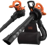 Black+Decker 3-in-1 Elektro-Laubsauger / Laubbläser BEBLV290 (2.900 Watt, mit Häcksler, hohe Blasgeschwindigkeit von 315 km/h, 55l Fangsack-Rucksack, für Terrassen, Wege, Einfahrten) – für 69,99 € inkl. Versand (statt 93,00 €)