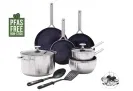 Blue Diamond Triple Steel Edelstahl Kochgeschirr Set 11-teilig für 98,90 € inkl. Versand (statt 228,87 €)