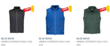 Blue Wave Herren Steppweste Ingo (3 Farben, Gr. S bis 8XL) ab 21,99 € inkl. Versand