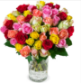 Bluemstrauß RainbowRoses mit 41 Rosen für 29,48 € inkl. Versand