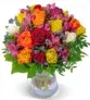 Blumenstrauß Farbwunder mit Rosen, Inkalilien, Statice, Chico & Lederfarn für 30,05 € inkl. Versand (statt 34,98 €)