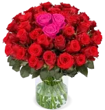 Blumenstrauß Heartbeat mit 51 Rosen ab 34,48 € inkl. Versand