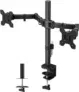 Bontec Monitor Halterung 2 Monitore 13-27 Zoll LED/LCD (10 kg pro Arm, VESA 75/100 ) für 19,99 € inkl. Prime-Versand