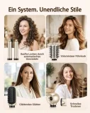 Bopcal 7-in-1 Airstyler 170000 U/min Ionen Föhn (mit Auto-Wrap Lockenstab)