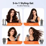 Bopcal Professioneller Airstyler 5 in 1 Hairstyler Set – Ionen Föhn