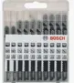 Bosch Professional 10tlg. Stichsägeblatt Set (für Holz)