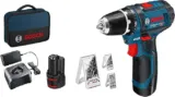 Bosch Professional 12V System Akku Bohrschrauber GSR 12V-15 für 101,99 € inkl. Versand