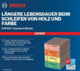 Bosch Professional 3x S471 Standard-Teller(Schleifschwamm für Weichholz, Farbe auf Holz, 69 x 97 x 26 mm, Feinheitsgrad Mittel / Fein / Superfein, Zubehör Handschleifen)– für 2,69 € inkl. Prime-Lieferung [statt 5,99€]