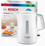 Bosch kabelloser Wasserkocher CompactClassTWK3A051 (2.400 Watt) für 17,99 € inkl. Prime-Versand (nur noch 15 Stück) statt 32,48 €