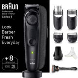 Braun Barttrimmer Series 7 BT7440  (40 Einstellungen, Ladestation, Reiseetui, Bartschablone, 100 Min. kabellose Laufzeit, wasserdicht) für 59,99 € inkl. Versand (statt 79,99 €)