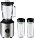 Braun PowerBlend 3 JB 3272 Standmixer + 2 Smoothie ToGo Flaschen für 55,35 € inkl. Versand (statt 75,99 €)